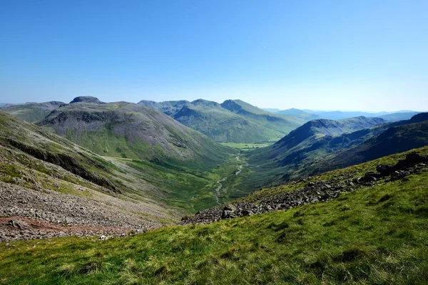 Mirando Por Valle Del Mosedale Desde Wind Gap —  Fotos de Stock