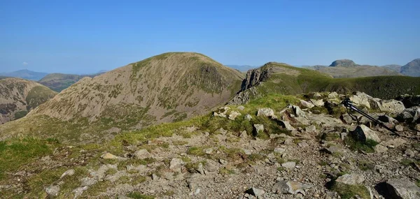 Steeple Lake District Agosto 2019 Encostas Pilar Steeple — Fotografia de Stock