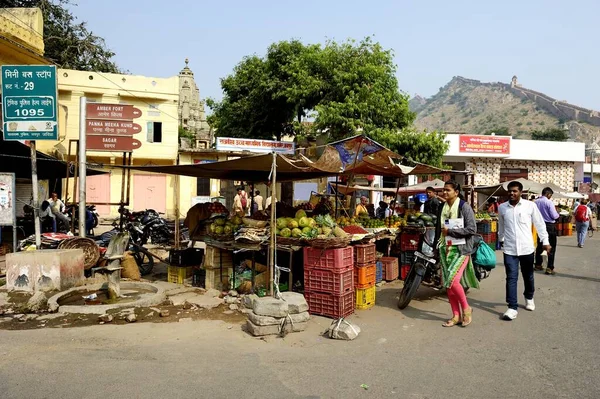 ジャイプール インド 11月11日 食品のための地元のお店を訪問 — ストック写真