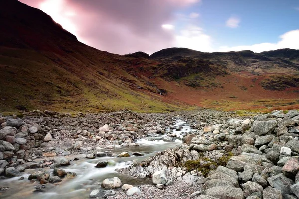 Cachoeira Crinkle Gill Acima Oxendale Beck — Fotografia de Stock