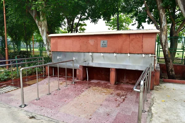 Δελχί Ινδία Νοεμβρίου 2019 Raj Ghat Αποτέφρωση Πόσιμο Νερό Σταθμό — Φωτογραφία Αρχείου