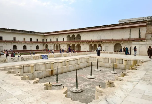 Agra Fort India November 2019 Ornate Badzone Bij Het Agra — Stockfoto