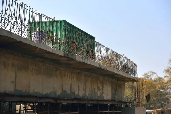 Ranthambhore Ινδία Νοεμβρίου 2019 Steel Supportwork New Bridge Structure — Φωτογραφία Αρχείου