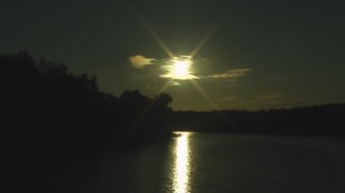 Sunset bulvarında gölet timelapse