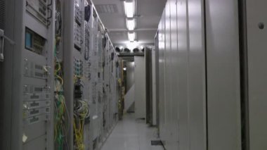 Telekom sunucu odası içinde Yakınlaştır.