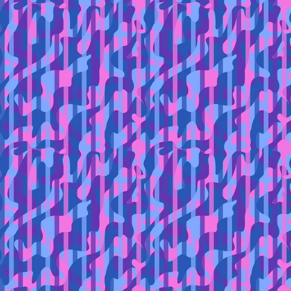 Nahtloses Blaues Und Lila Muster Mit Linien Und Streifen — Stockfoto