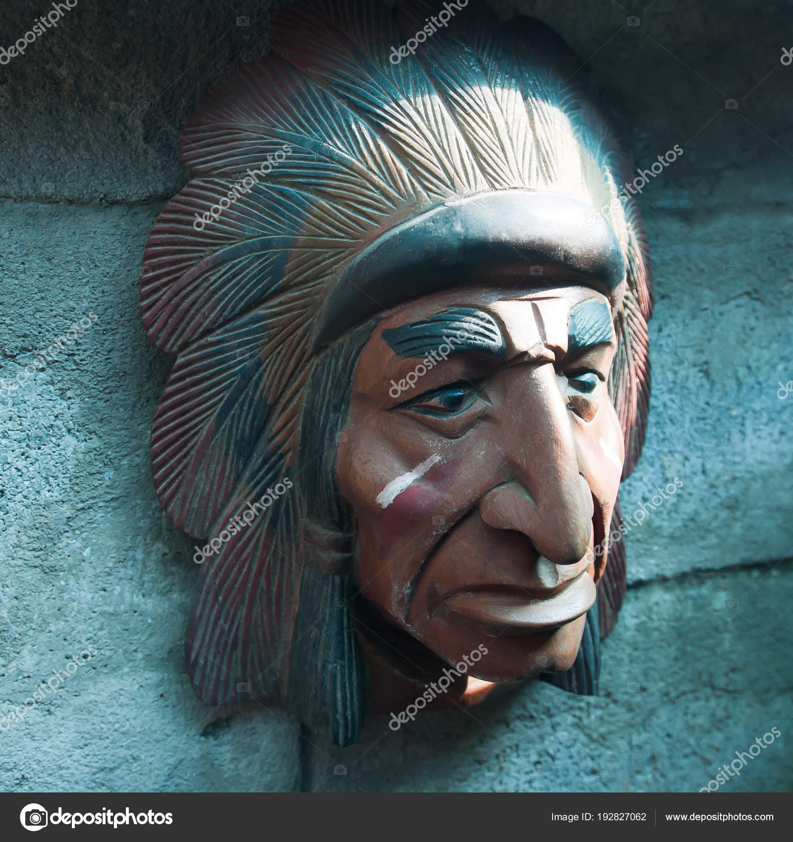 Wood Carving Indian Faces American Indian Face Wood Carving