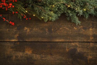 ahşap Noel arka plan