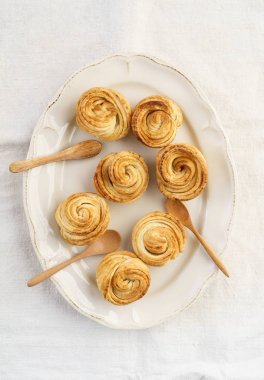 Taze pişmiş cruffins