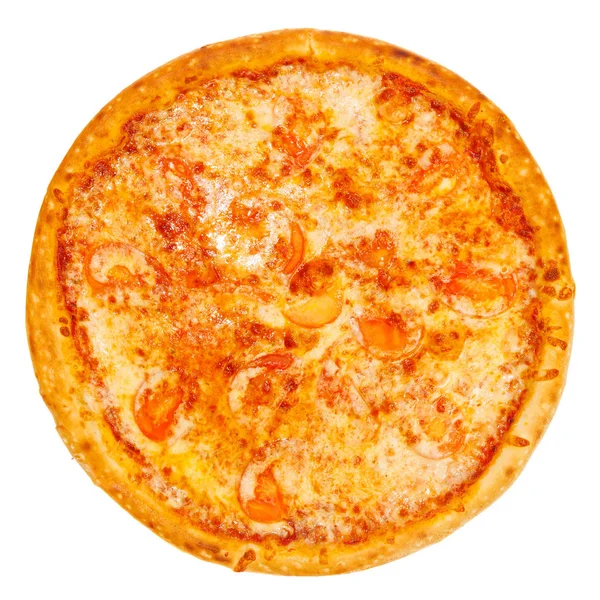 Délicieuse pizza végétarienne classique avec ananas, origan et fromage — Photo