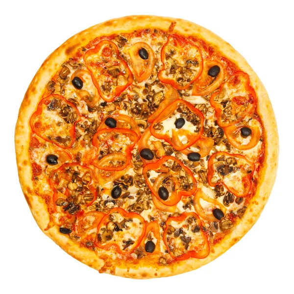 Deliciosa pizza italiana con mariscos —  Fotos de Stock