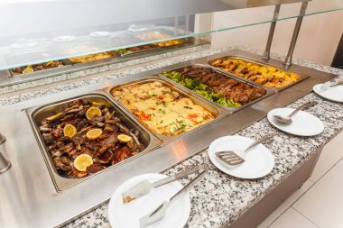 Gıda açık büfe self servis öğle veya akşam yemeği