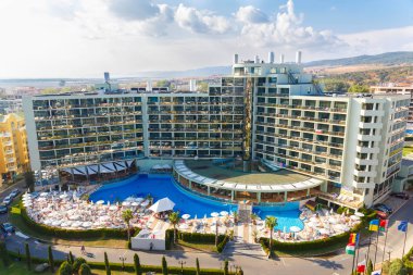 Otel dört cephe görünümünü yıldız