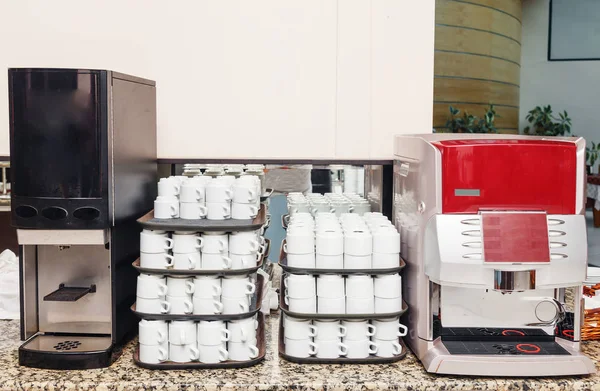 Maszyny do przygotowywania gorących napojów — Zdjęcie stockowe