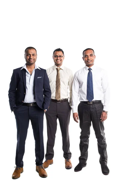 Tres guapos hombres de negocios afroamericanos — Foto de Stock