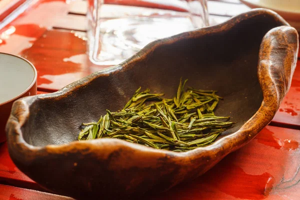 Chahe with green tea — Stock Photo, Image