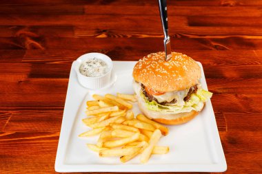 Taze özgün hizmet burger