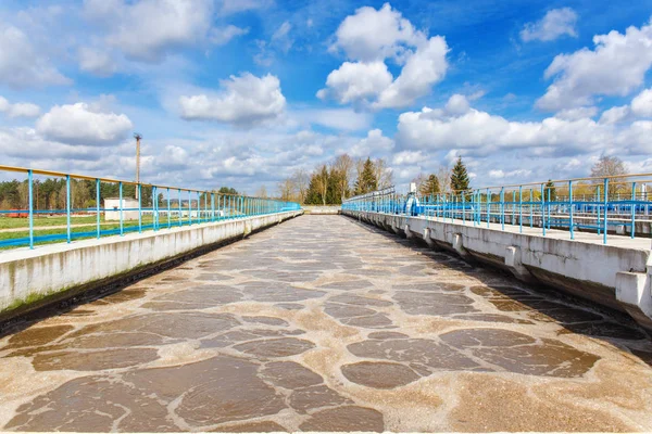 Impianto di trattamento acque reflue — Foto Stock