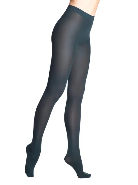 Piękna dziewczyna w brązowe rajstopy nogi — Zdjęcie stockowe