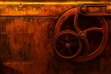 arka plan vintage steampunk