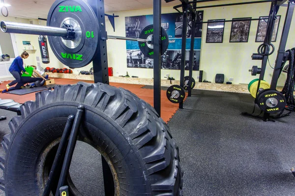 Equipamento para treino crossfit — Fotografia de Stock