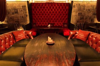 Vintage bir lüks iç bar Faraday