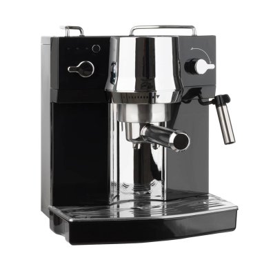 Buhar süt frother ile modern kahve makinesi