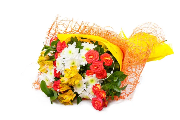 Mazzo festivo con fiori diversi — Foto Stock