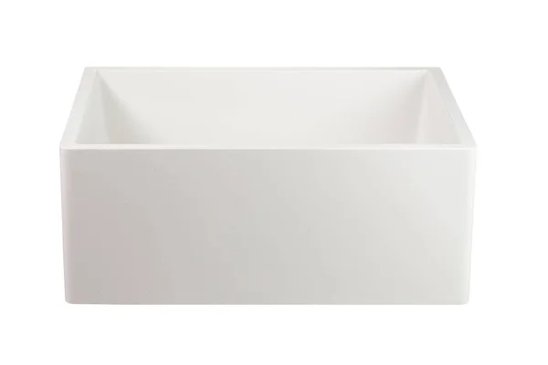 White square washbasin — Stock Photo, Image