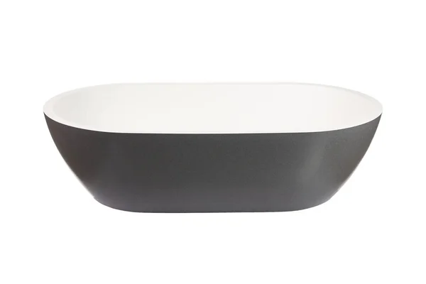 Black oval washbasin — Stock Photo, Image