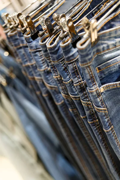 Zestaw niebieski jeans — Zdjęcie stockowe