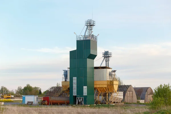 Stationary Continuous Flow Grain Dryer Designed Dry Grain Similar Free — Stock Photo, Image