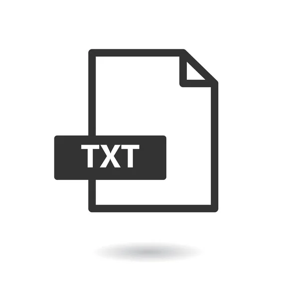 Txt-Vektorsymbol — Stockvektor