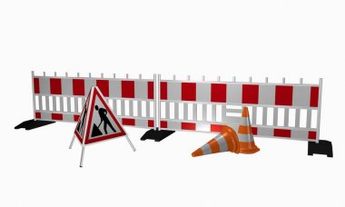 Co desteği ile inşaat alanı için bariyer ızgara