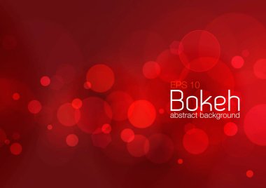 Bokeh ve bulanıklık vektör arka plan