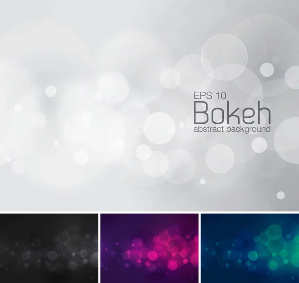 Bokeh y difuminación vector fondo abstracto — Archivo Imágenes Vectoriales