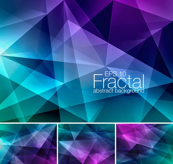 Fond abstrait fractal — Image vectorielle