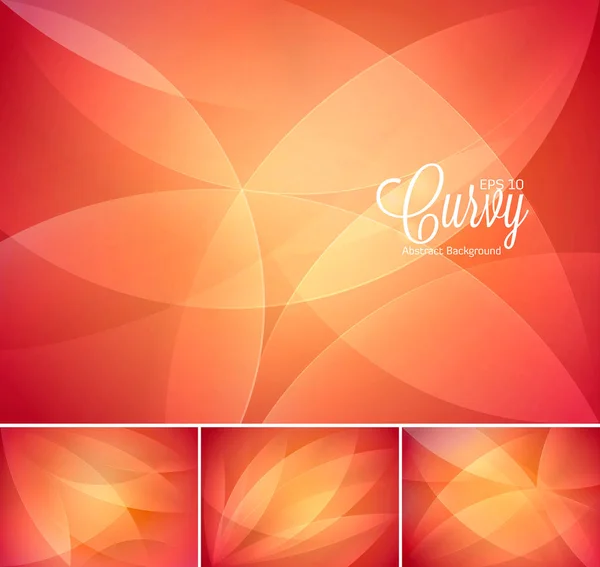 Curvy fundo abstrato — Vetor de Stock