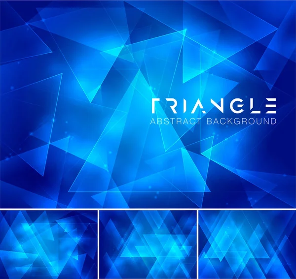 Triangle fond abstrait — Image vectorielle