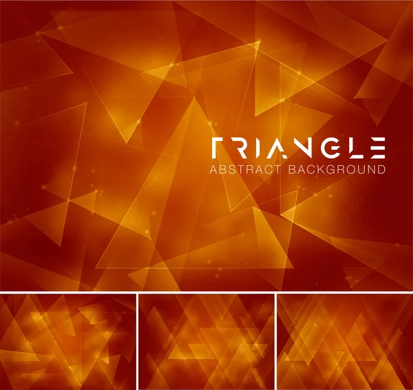 Triangle fond abstrait — Image vectorielle