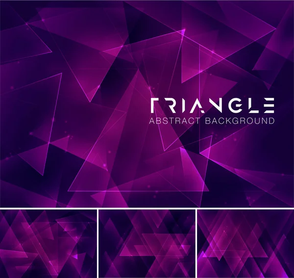 Triangle abstract background — Stock Vector