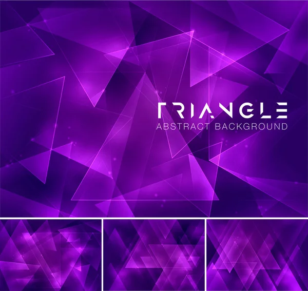 Triangle abstract background — Stock Vector