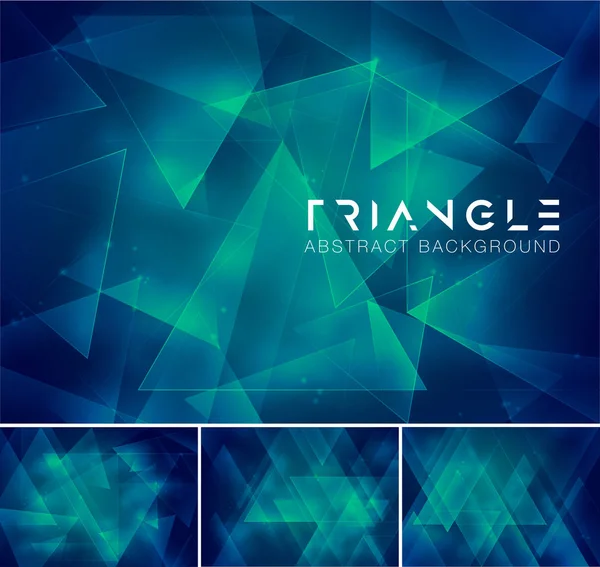 Triangle abstract background — Stock Vector