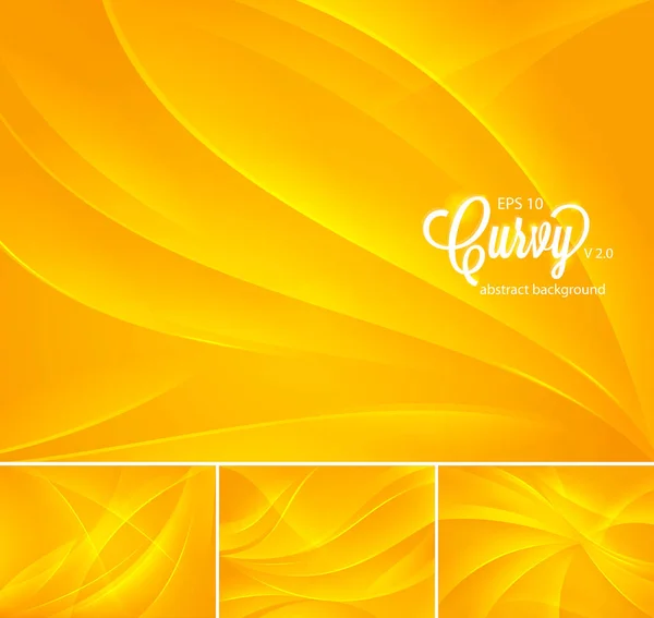 Curvy fundo abstrato — Vetor de Stock