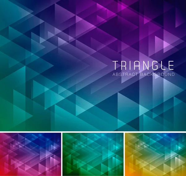 Fondo abstracto del triángulo — Vector de stock