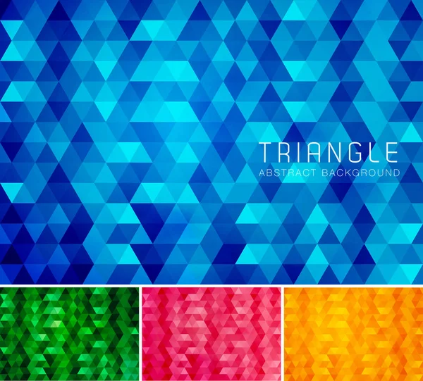 Triangle abstract background — Stock Vector