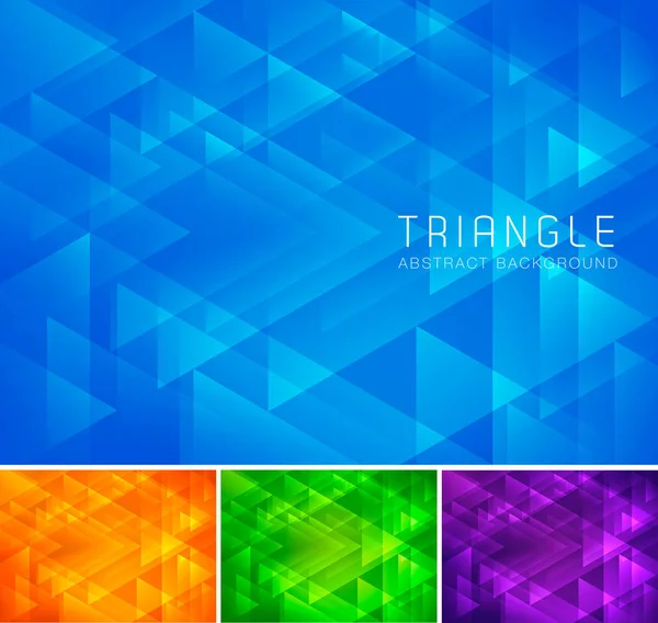 Triangle fond abstrait — Image vectorielle