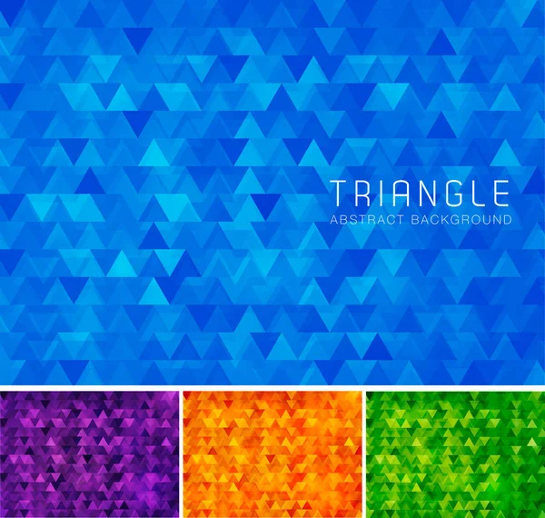 Triangle fond abstrait — Image vectorielle