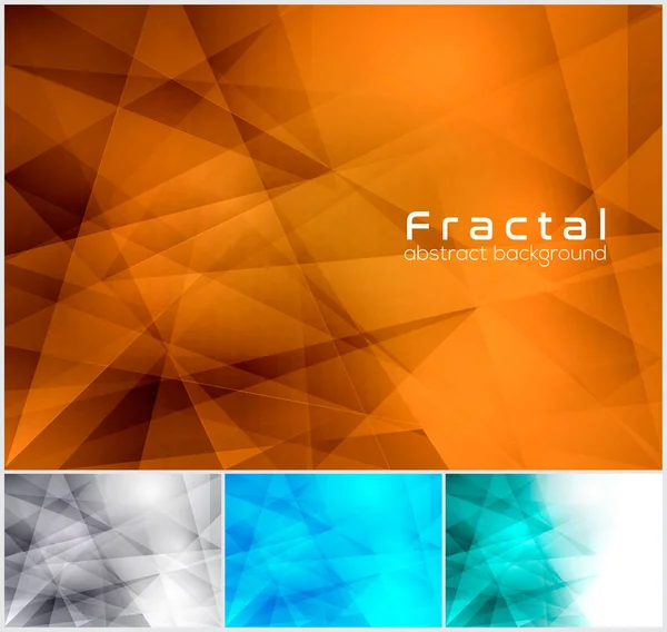 Fondo abstracto fractal — Archivo Imágenes Vectoriales