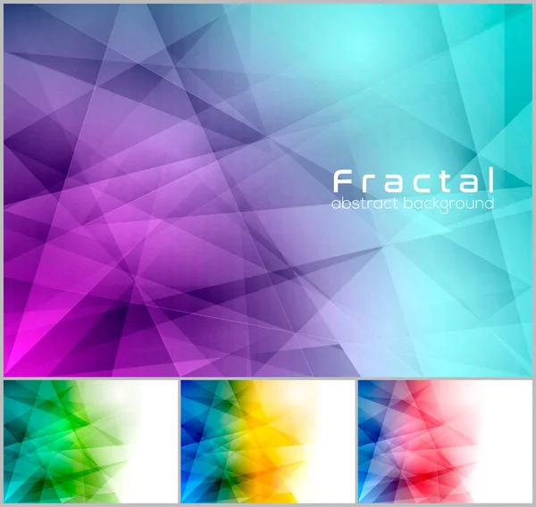 Fractal abstracte achtergrond — Stockvector